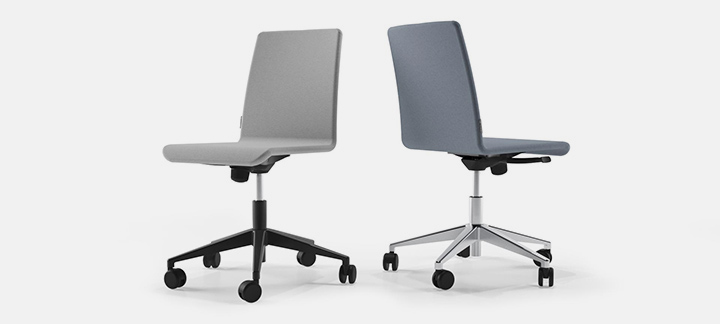 Narbutas Moon fabric task chairs