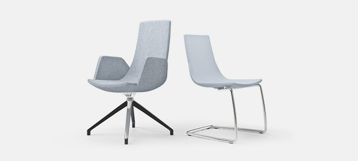 North Cape fabric meeting chairs