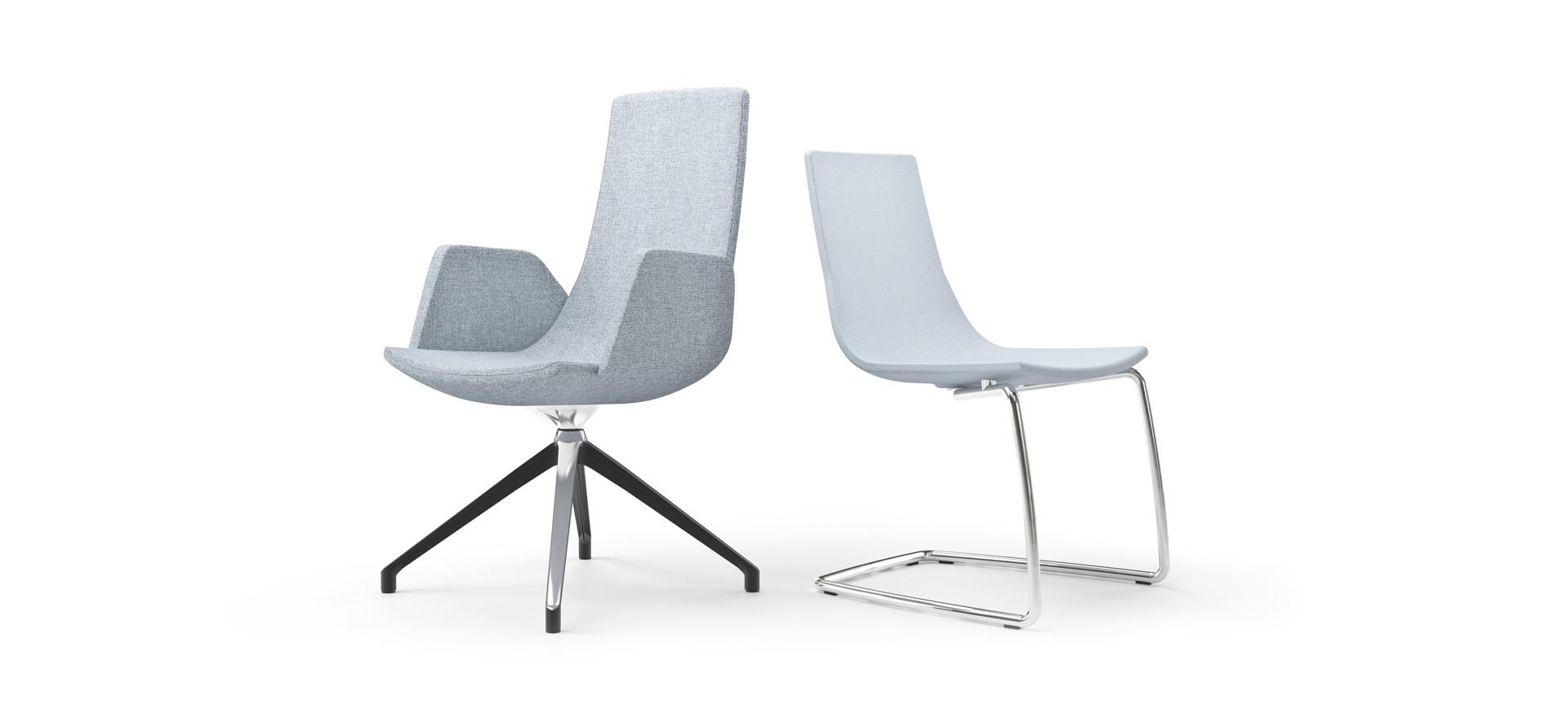 North Cape fabric meeting chairs