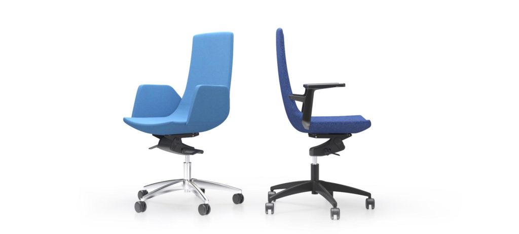 Narbutas North Cape fabric task chairs