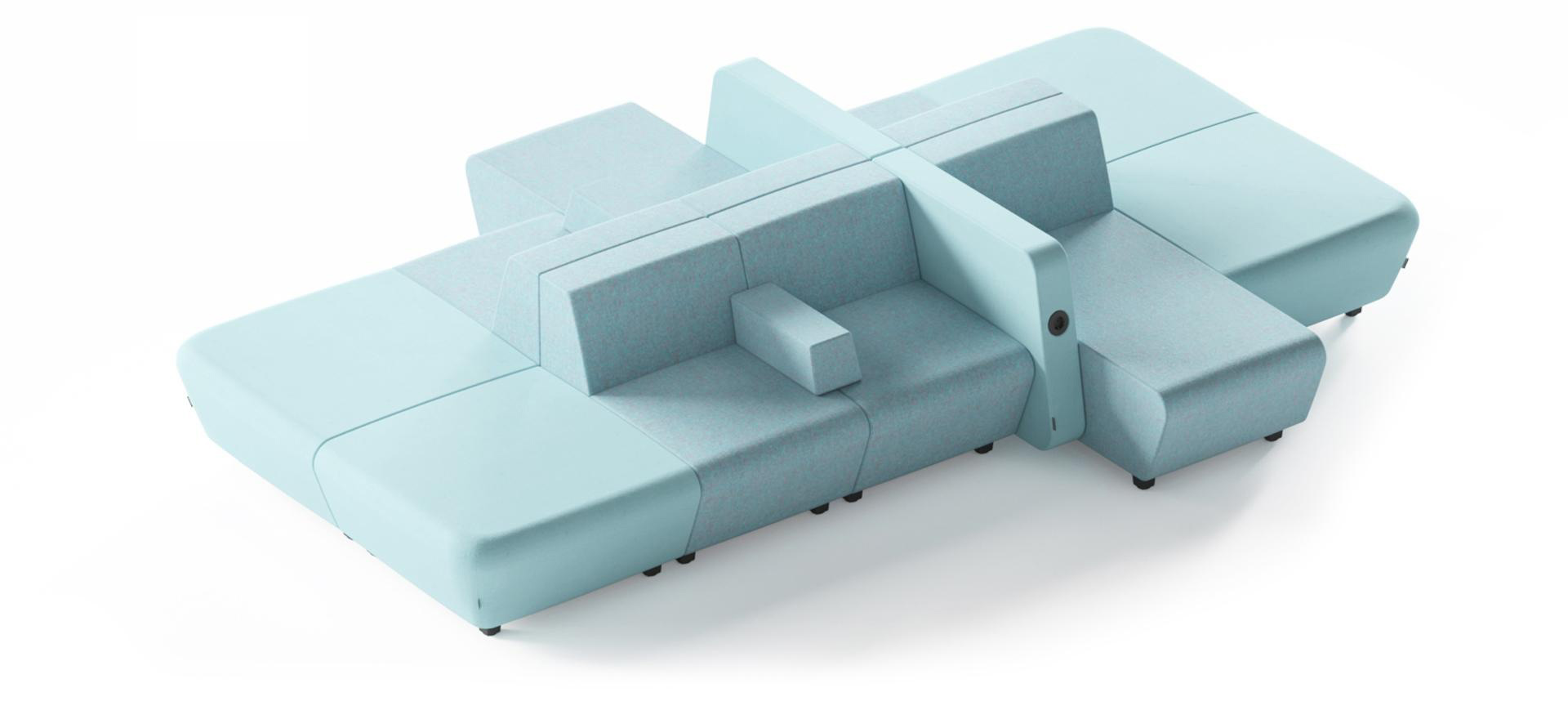 Narbutas Soft Rock modular soft lounge seating