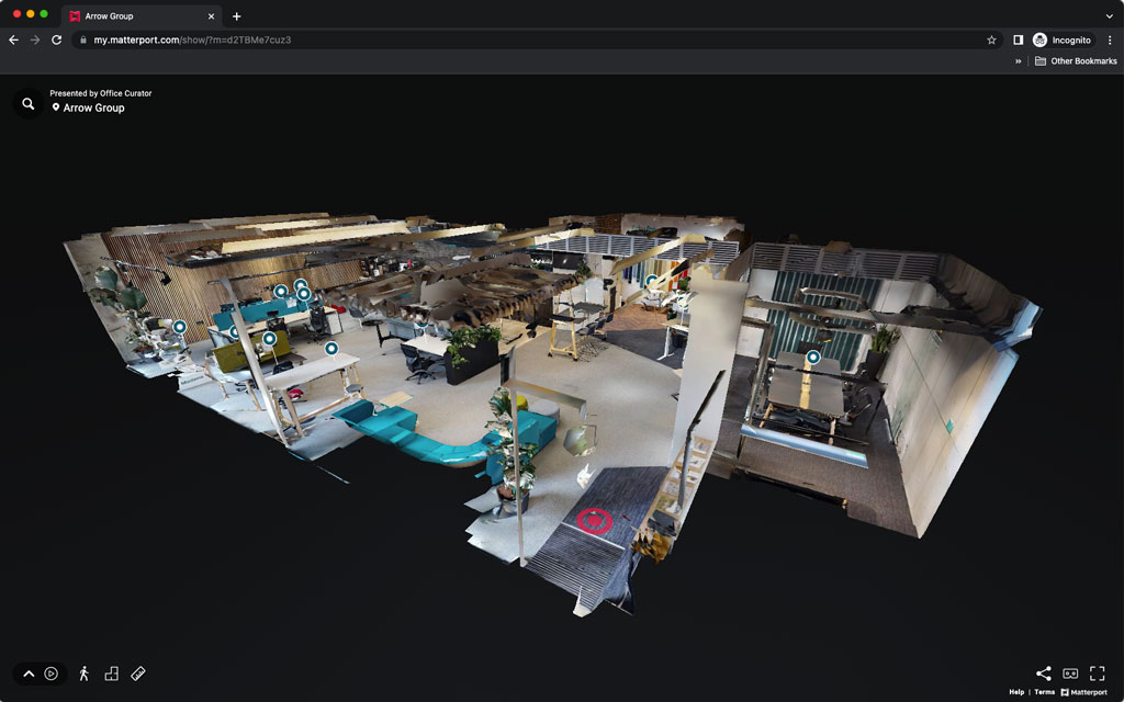 Arrow Group product showroom virtual tour