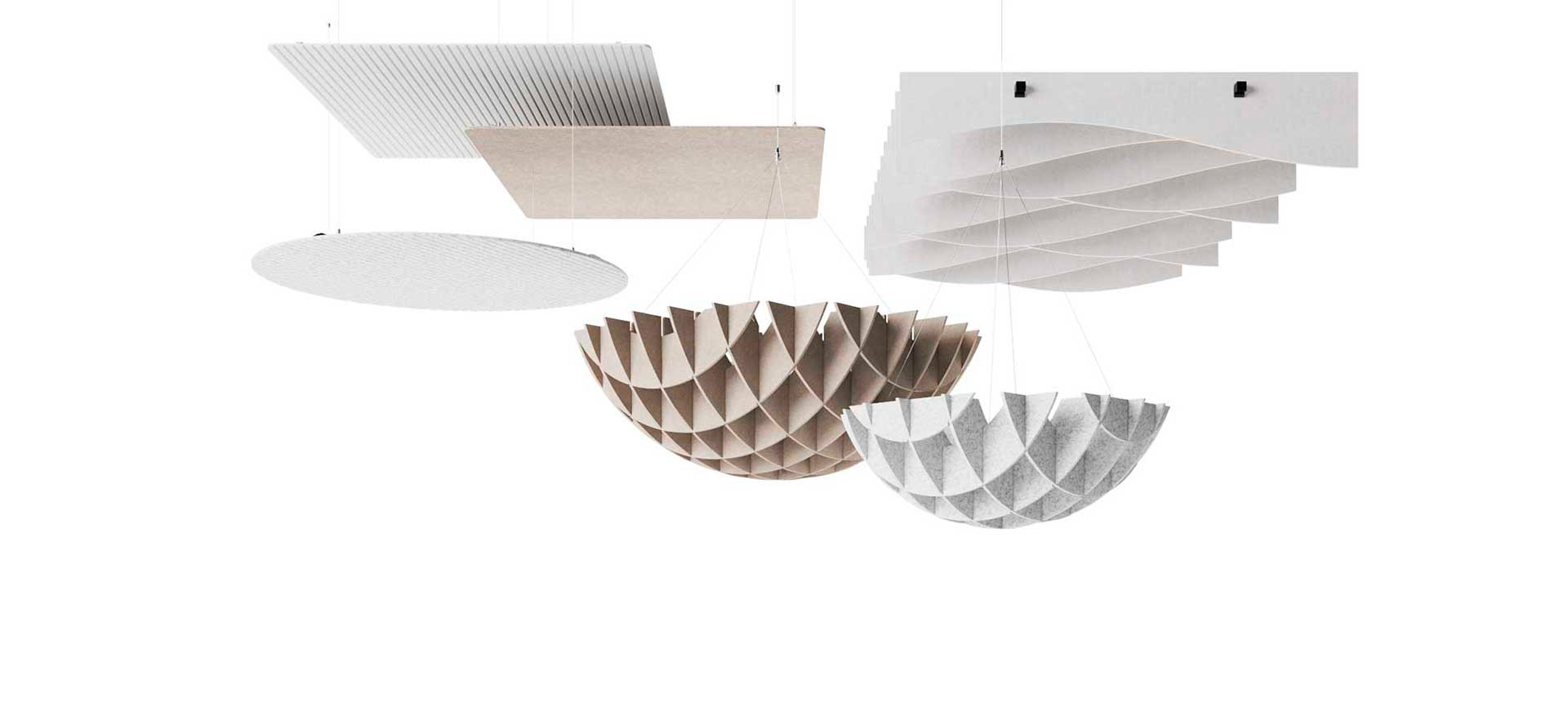 Acoustic Artwork Baffles acoustiques en feutre PET de Narbutas