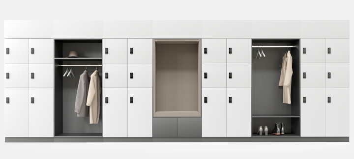 Choice storage lockers by Narbutas