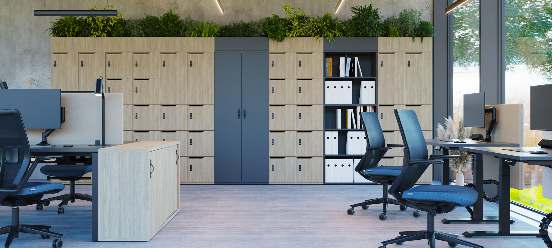 SYSTM integrated modular furniture range