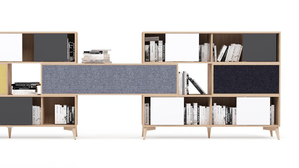Choice modular storage system will help you create a well-organized and modern work environment