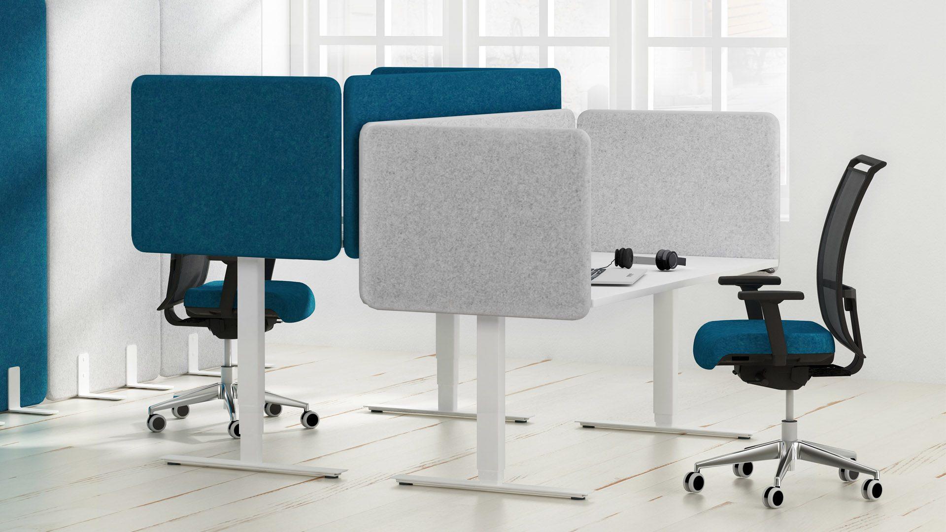 Top 530 acoustic desk screens add privacy to your workplace and absorb background office noise