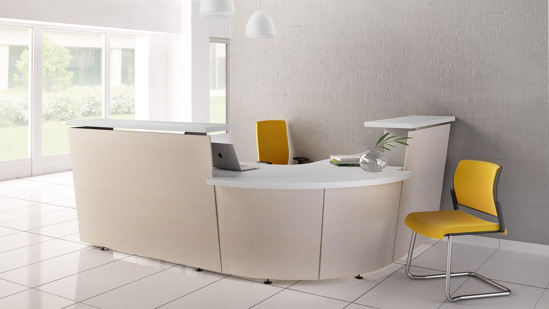 Add a touch of sophistication to your entrance area with Tera Reception desk