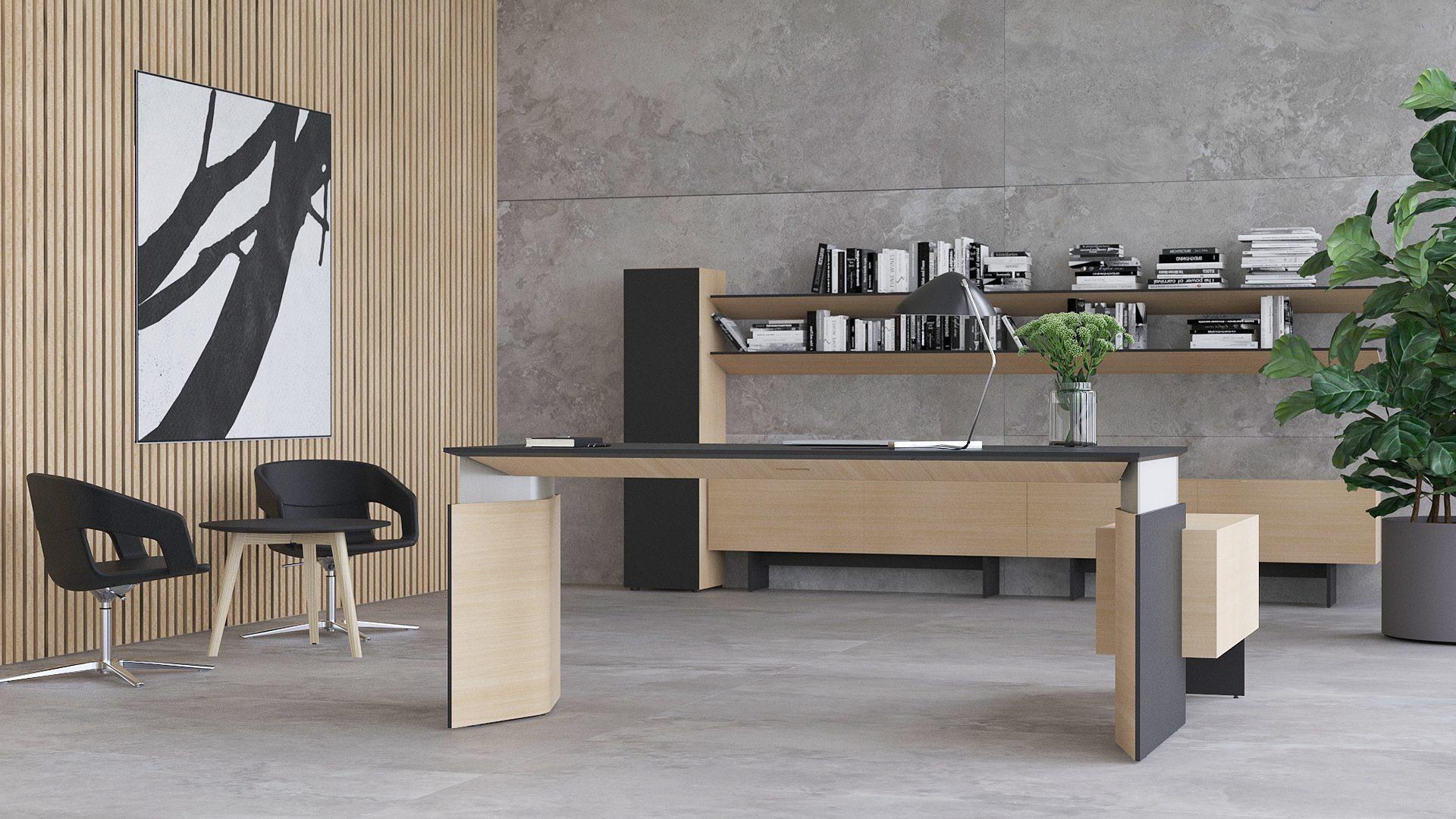 Move &amp; Lead is a minimalist, elegant and functional executive office furniture system