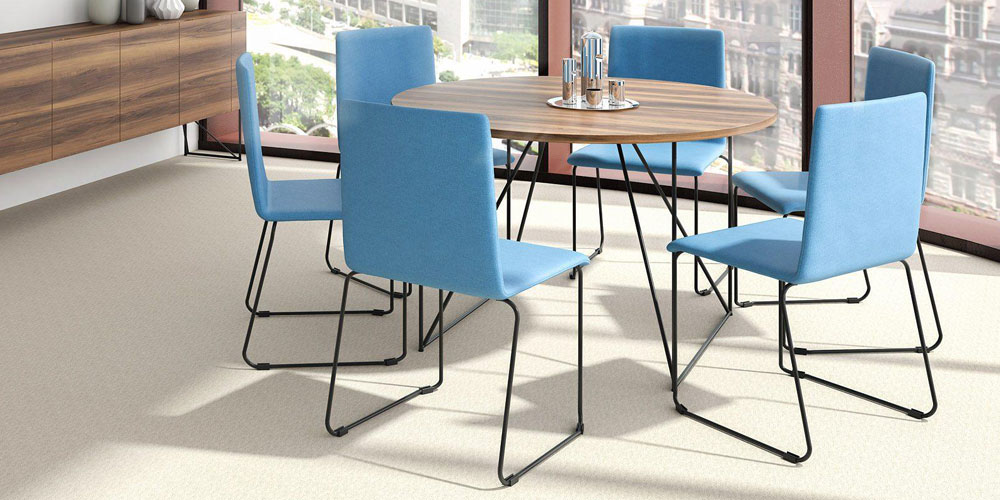 Moon sled base meeting chairs with Air meeting table