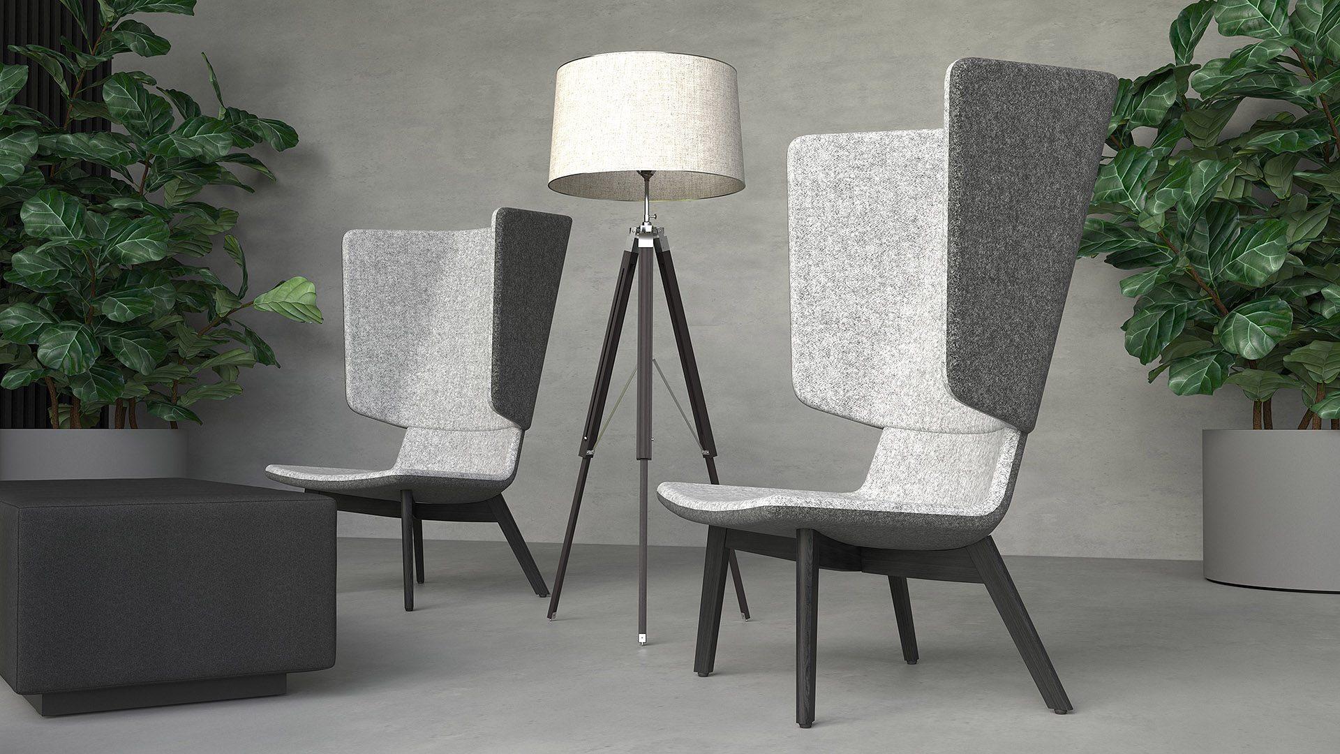 With its visually striking Scandinavian design, Twist &amp; Sit complements contemporary style office layouts