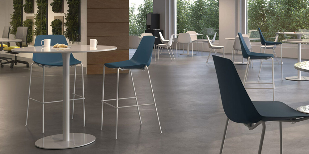 Havana stools are idea for canteen or cafe spaces