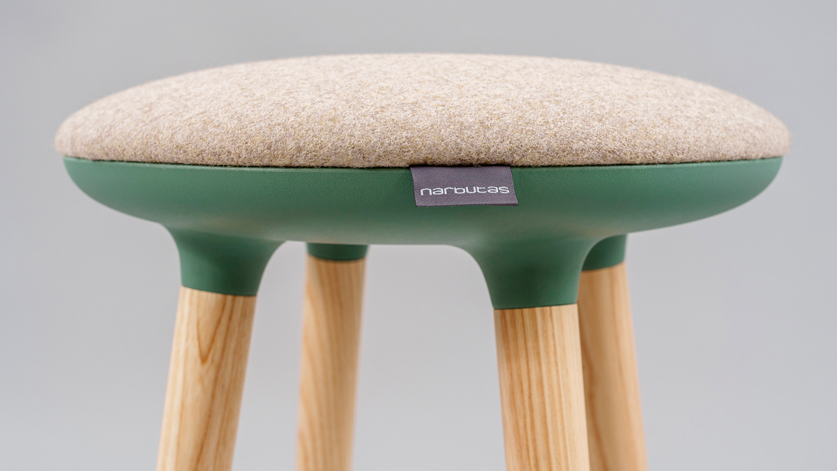 Cannie stools are available in six different plastic colours