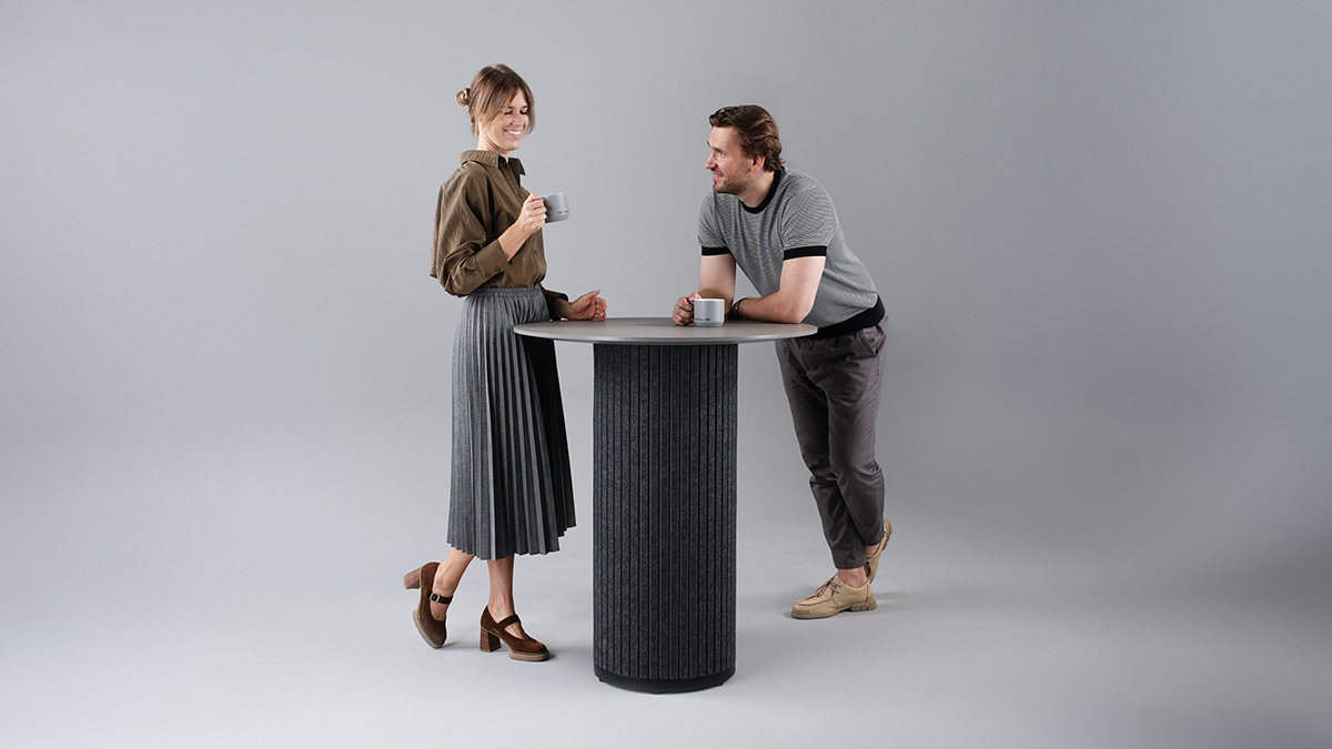 High tables are ideal for breakout areas with or without stools.
