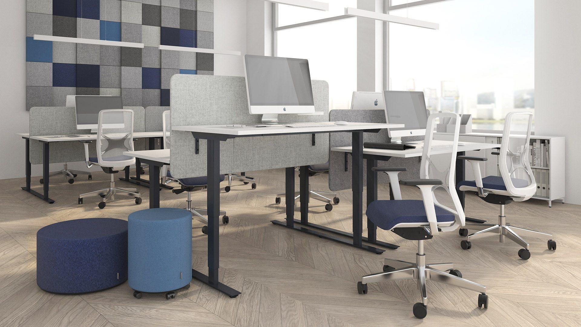 Easy screens are compatible with Active, Easy, One, T-Easy desks, and the whole Nova range